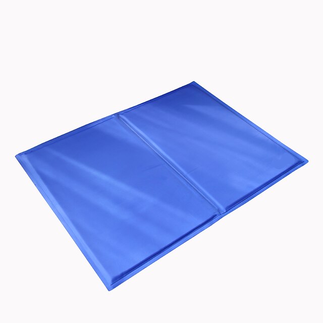 Chat Chien Surmatelas fin de protection Couchages Couvertures de lit Tapis & Planches Nylon Pliable Couleur Pleine Bleu