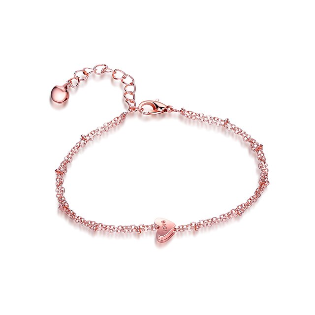  Women's Chain Bracelet Charm Bracelet Jewelry Friendship Fashion Synthetic Circle Heart Jewelry Party Evening Other Outdoor clothing