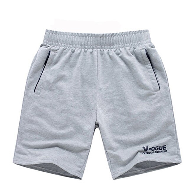  Homens Shorts de Corrida Calção Atlético Esportes Casual / Diário Treino de Ginástica Exercício e Atividade Física Corrida Roupa de esporte Roupas Esportivas Cinzento Escuro Preto Cinzento