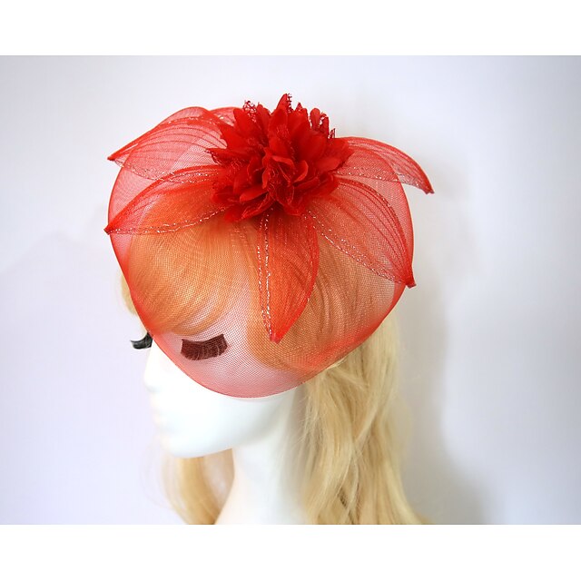  Resin / Cotton Fascinators / Flowers / Hats with 1 Wedding / Special Occasion / Halloween Headpiece