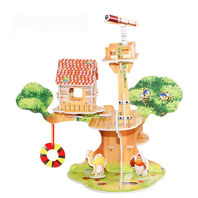  3D-puslespill Puslespill Modellsett Kjent bygning Hus GDS Hardt Kortpapir Klassisk Anime Tegneserie Barne Unisex Gave