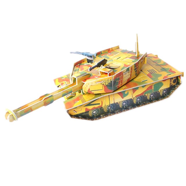  3D Puzzle Jigsaw Puzzle Model Building Kit Tank DIY High Quality Paper Classic Kid's Unisex Boys' Girls' Toy Gift