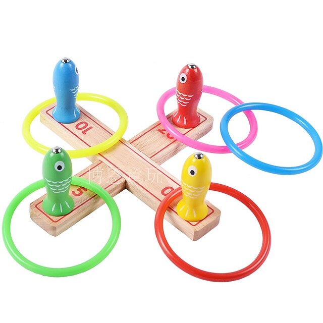  Brinquedos de pesca Brinquedos Magnéticos Antiestresse Peixes Magnética De madeira Para Crianças Para Meninos Para Meninas