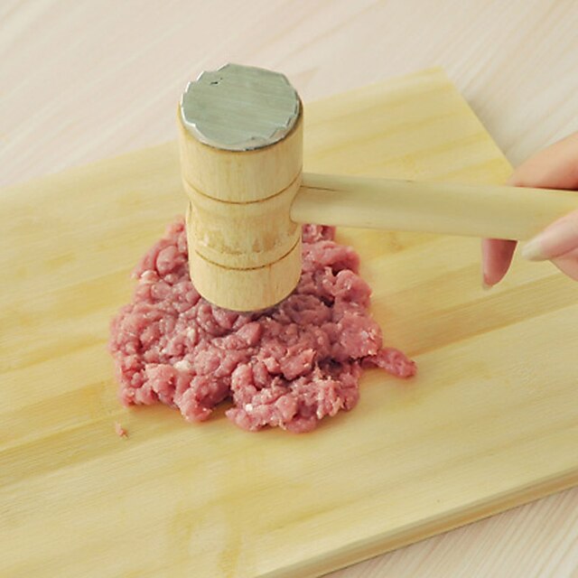  Kitchen Tools Puinen DIY Meat Liha ja siipikarja Työkalut 1kpl