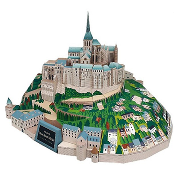  3D építőjátékok Papírmodell Modeli i makete Népszerű épület DIY Kartonpapír Klasszikus Gyermek Uniszex Játékok Ajándék