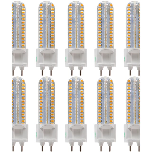  YWXLIGHT® 10pcs 8 W LED-lamper med G-sokkel 700-800 lm T 128 LED perler SMD 2835 Dekorativ Varm hvit Kjølig hvit Naturlig hvit 220-240 V / 10 stk.