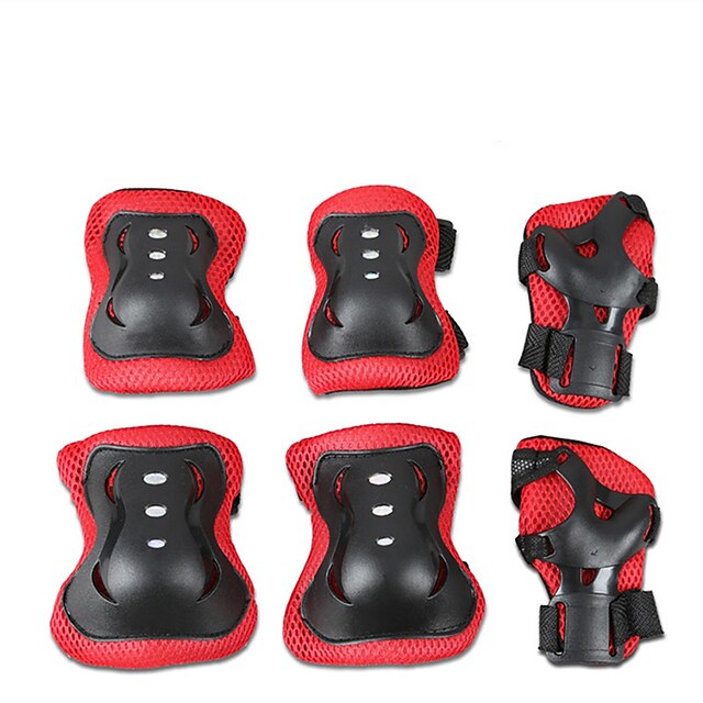  Protective Gear / Knee Pads + Elbow Pads + Wrist Pads for Ice Skating / Skateboarding / Inline Skates Scratch Proof / Anti-Friction / Shockproof 6 pack Outdoor clothing PVC(PolyVinyl Chloride)