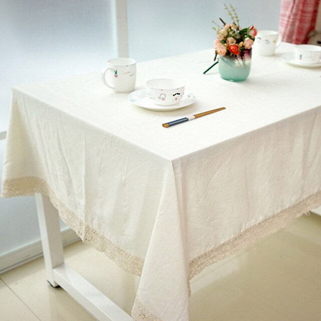  Cotton Blend Table cloths Print Table Decorations 1 pcs