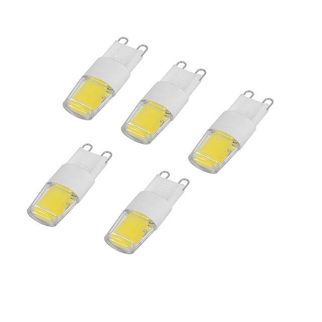  2W LED-lamper med G-sokkel 200-240 LED COB Kjølig hvit 200-240lm 3000/6500K AC 220-240V 