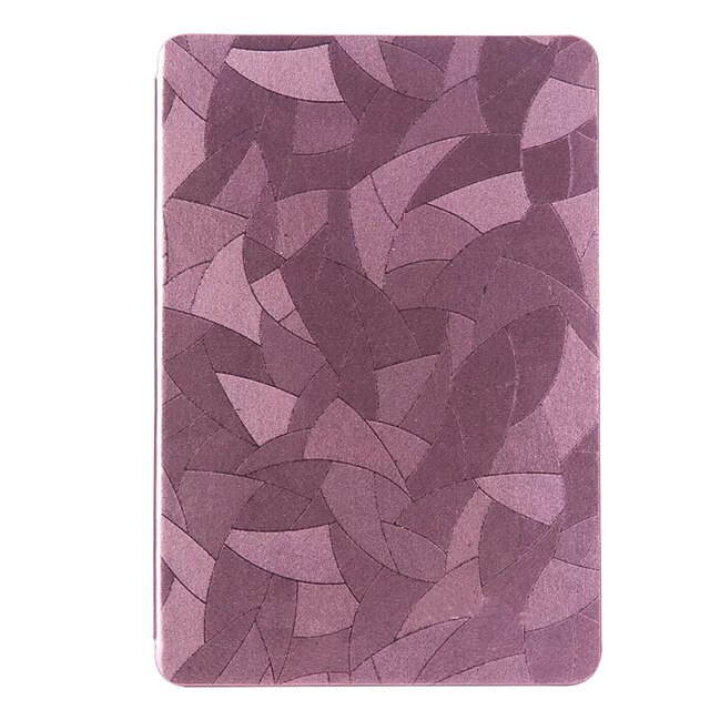  Coque Pour Apple Avec Support Clapet Motif Mise en veille automatique Coque Intégrale Formes Géométriques Dur Cuir PU pour iPad Air 2