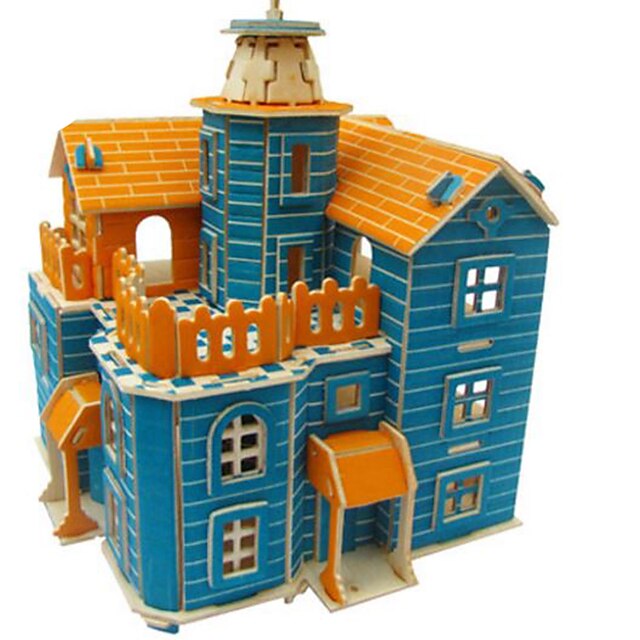  3D Puzzle Jigsaw Puzzle Wooden Model Famous buildings DIY Wood Natural Wood Classic Kid's Unisex Toy Gift