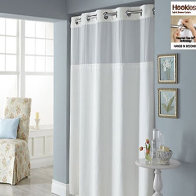  Bathroom White Modern Contemporary Polyester / Polyamide