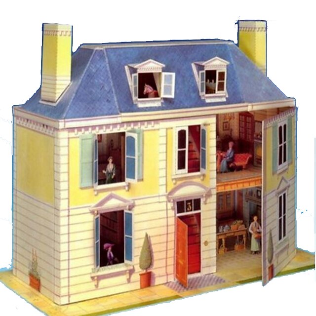  3D Puzzle Paper Craft Famous buildings House DIY Hard Card Paper Kid's Unisex Boys' Toy Gift