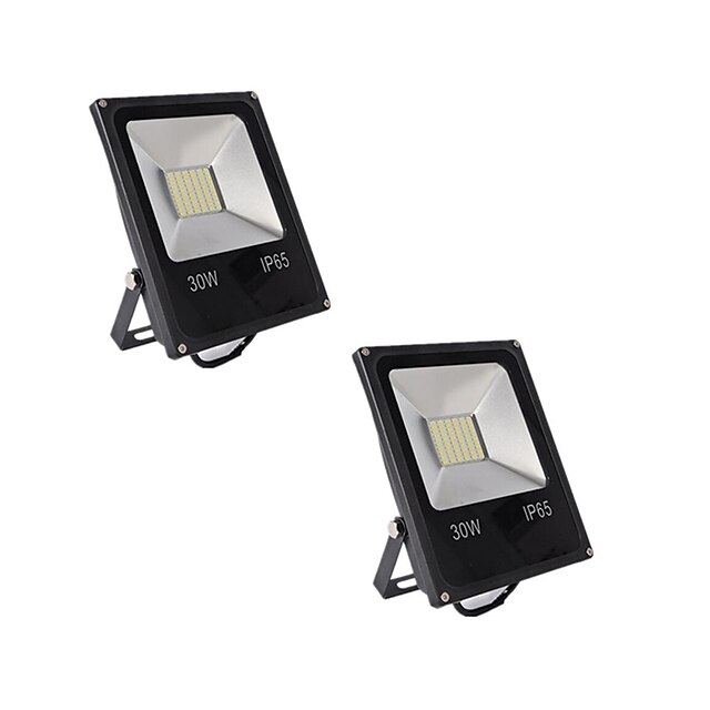  2pcs 30 W LED-lyskastere / plen Lights Vanntett / Dekorativ Varm hvit / Kjølig hvit 12-80 V Utendørsbelysning 60 LED perler
