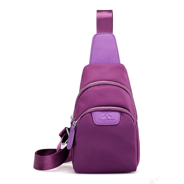  Women's Bags Nylon Sling Shoulder Bag for Daily Blue / Black / Purple