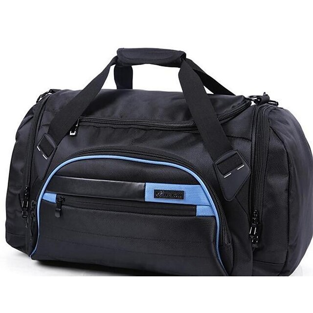  Men Travel Bag Oxford Cloth Polyester All Seasons Casual Outdoor Rectangle Zipper Blue Black Red