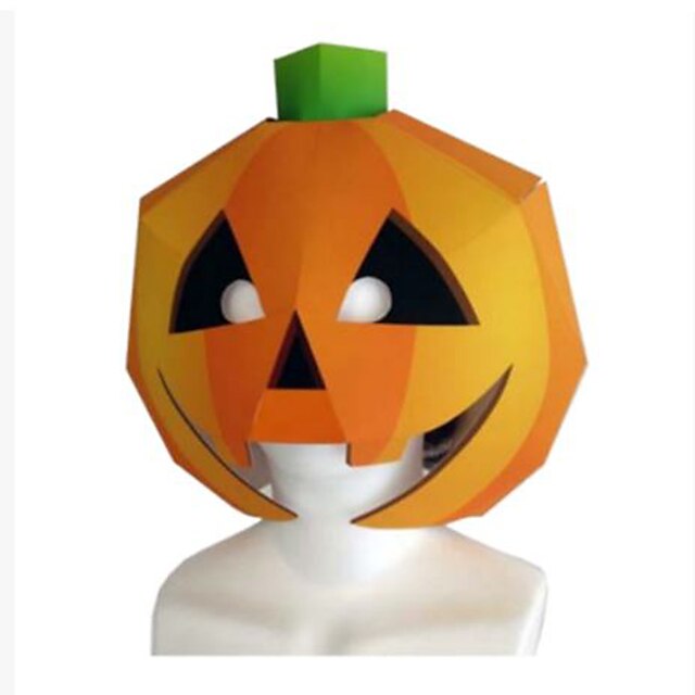  Halloweenské masky Výroba z papíru Udělej si sám Dýně Jídlo a nápoje lepenkový papír Klasické Dětské Unisex Hračky Dárek
