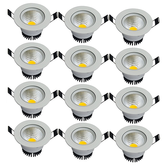  JIAWEN 3 W 1 Contas LED Decorativa Downlight de LED Branco Quente Branco Frio 85-265 V