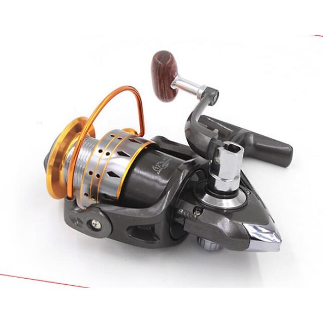  Fishing Reel Bearing Spinne-hjul 5.2:1 Gear Forhold+13 Kulelager Hånd Orientering Byttbar Ferskvannsfiskere / Lokke Fiske / Generelt fisking - SK4000 / Trolling- & Båtfiskeri