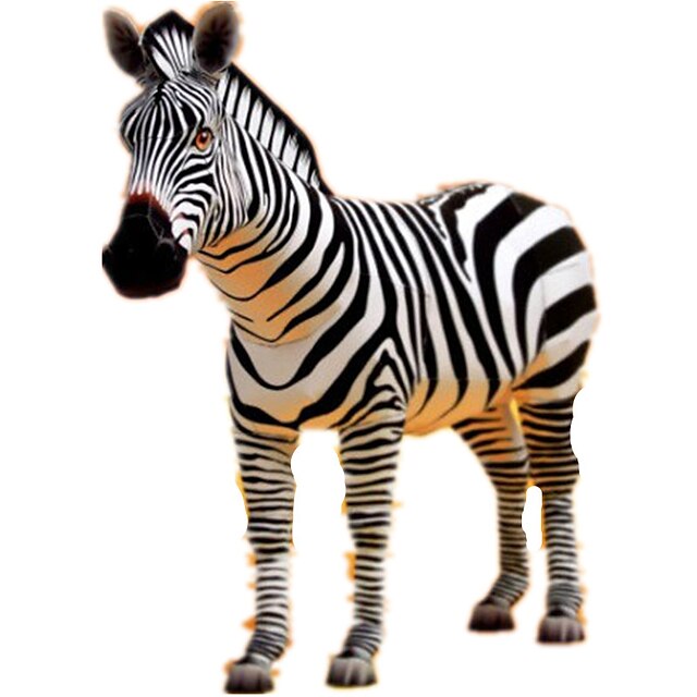  Quebra-Cabeças 3D Maquetes de Papel Brinquedos de Montar Cavalo Zebra Animais Faça Você Mesmo Simulação Cartão de Papel Duro Clássico Crianças Unisexo Brinquedos Dom