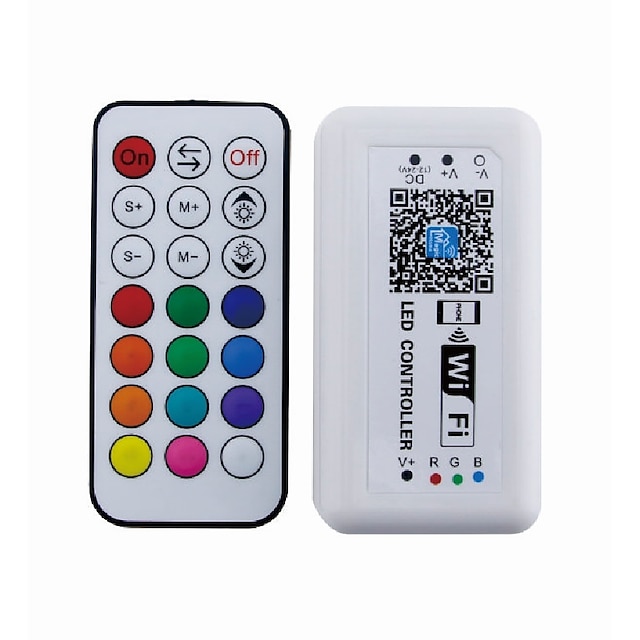  21 Key Wireless RF WiFi Controller Smart Phone APP Control with IOS or Android System (RGB)