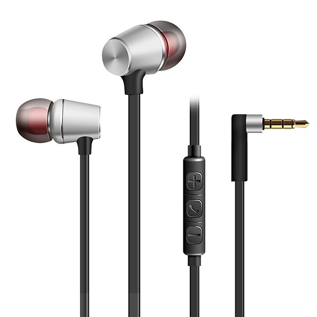  kdk307 In Ear Wired Headphones Dynamic Plastic Mobile Phone Earphone Stereo / with Microphone / with Volume Control Headset