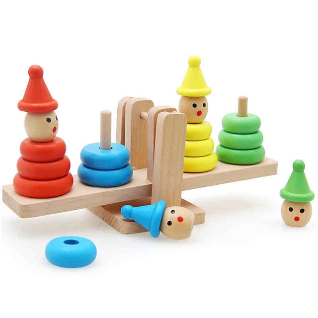  Blocos de Construir Blocos Lógicos Brinquedos de Empilhar Torre compatível De madeira Legoing Clássico Legal Para Meninos Para Meninas Brinquedos Dom / Infantil / Crianças