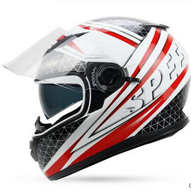  Full Face Adults Unisex Motorcycle Helmet  Sports / Form Fit / Compact