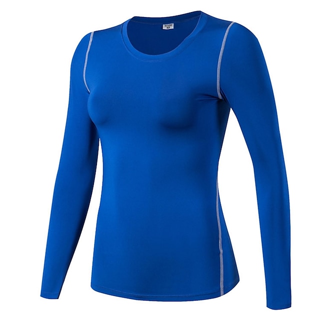 Sports & Outdoors Running, Jogging & Walking | YUERLIAN Womens Long Sleeve Compression Shirt Running Base Layer Sweatshirt Base 