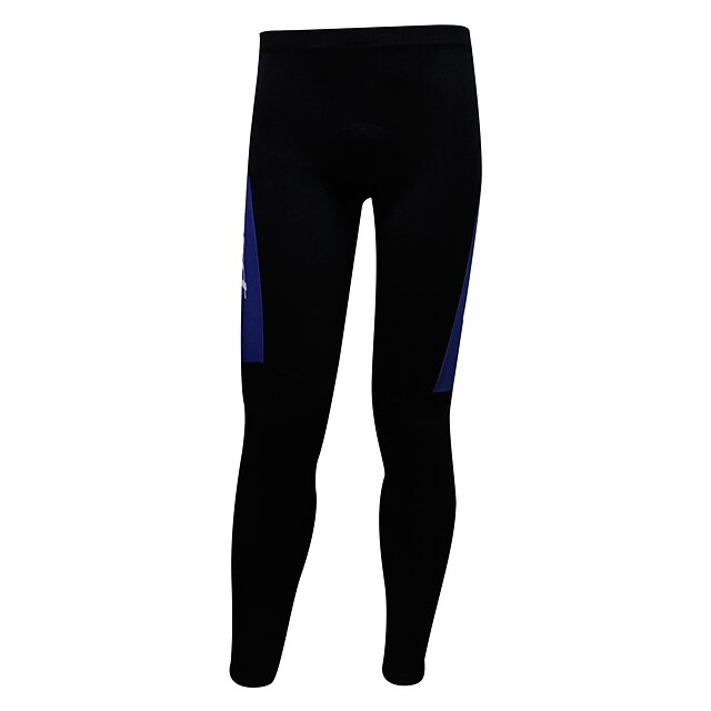  SPAKCT Heren Strakke wielrenbroek - Blauw en zwart Fietsen Fietsen Tights / Lange Broek, Ultra-Violetbestendig