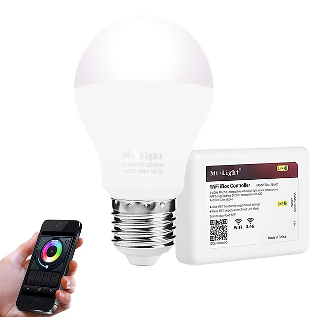  6W 600lm E27 Smart LED Glühlampen 20 LED-Perlen SMD 5730 WiFi Infrarot-Sensor Abblendbar Warmes Weiß Weiß 85-265V