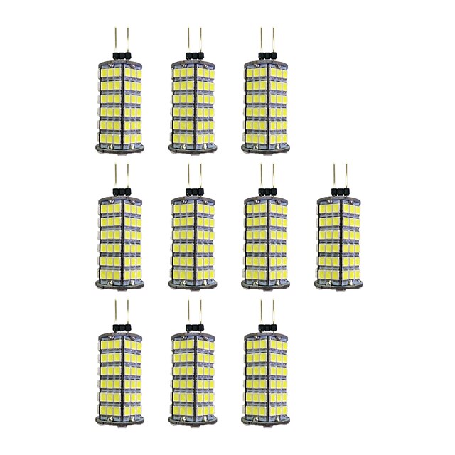  10 Stück 4 W LED Doppel-Pin Leuchten 320 lm G4 120 LED-Perlen SMD 2835 Warmes Weiß Weiß 12 V