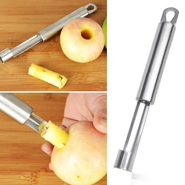  Stainless Steel Easy Twist Core Seed Remover Fruit Apple Corer Kitchen Tool