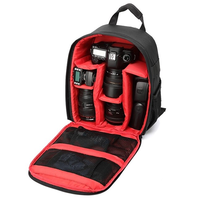  Multi-functional Camera Lens Backpack Video Digital DSLR Bag Waterproof Outdoor Camera Photo Bag Case for Nikon Canon DSLR