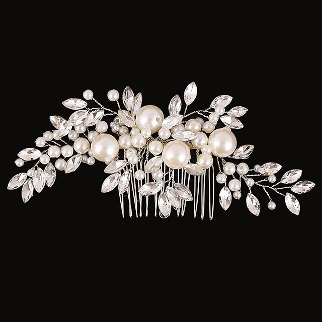  Imitation Pearl / Rhinestone / Alloy Hair Combs / Flowers with 1 Wedding / Special Occasion / Birthday Headpiece