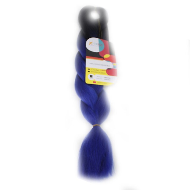  Rajouts de Tresses Tresses Jumbo Cheveux Synthétiques 1 pc / paquet Cheveux Tressée Rajouts Colorés