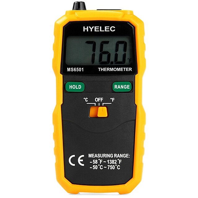  HYELEC MS6501 Termometre -50℃~+750℃