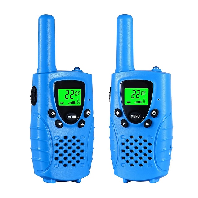  Walkie Talkies für Kinder 22 Kanal Micro Usb Aufladen 2 Wege Radio 3 Meilen (bis zu 5 Meilen) Frs / Gmrs Handheld Mini Walkie Talkies für