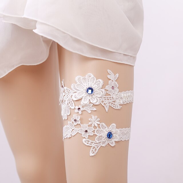 Elastic Leg Warmers / Party / Wedding Wedding Garter With Rhinestone / Appliques Garters