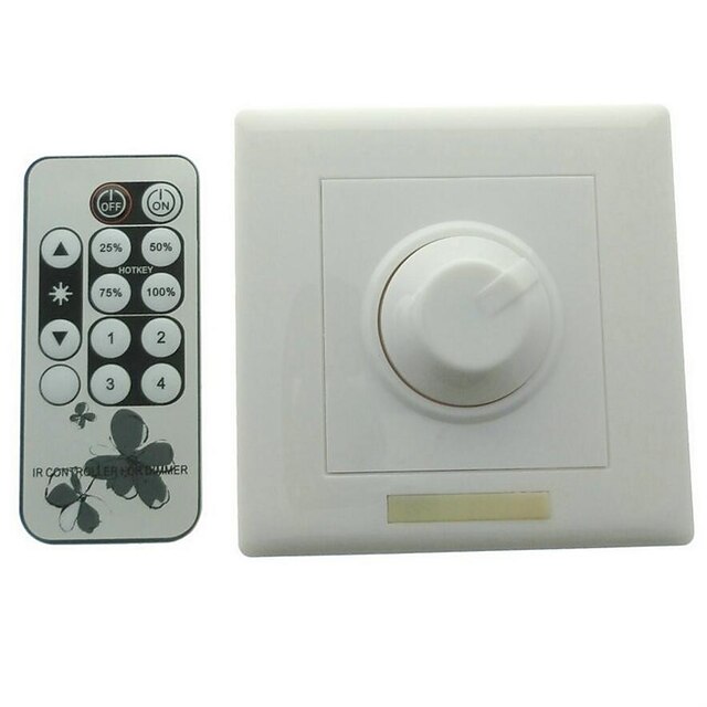  1pc Dimmable / Light Control Dimmer Switch Indoor