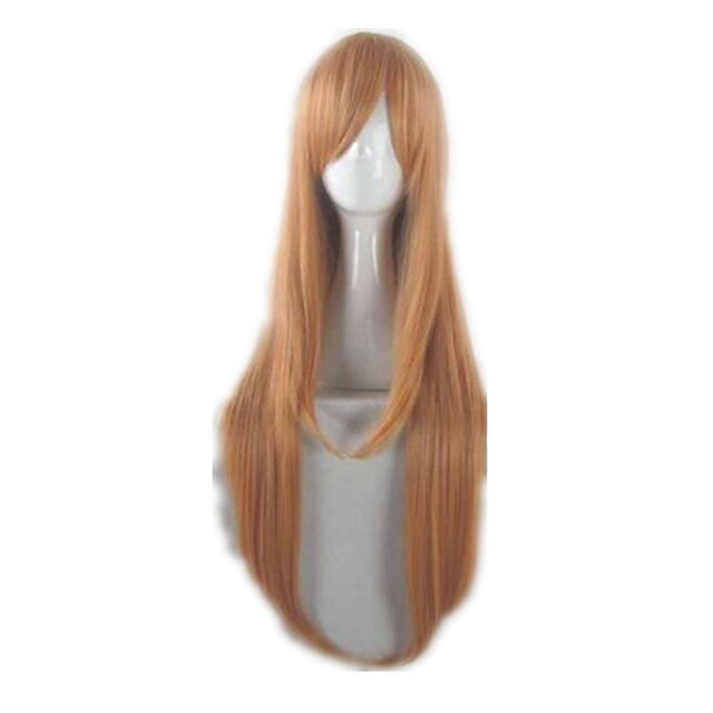  SAO Swords Art Online Asuna Yuuki Cosplay Wigs Men's Women's 32 inch Heat Resistant Fiber Anime Wig