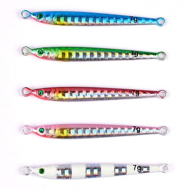  5 pcs Esca Matita Sprofondamento veloce Basso Trota Luccio Pesca di mare Pesca a mosca Pesca a mulinello