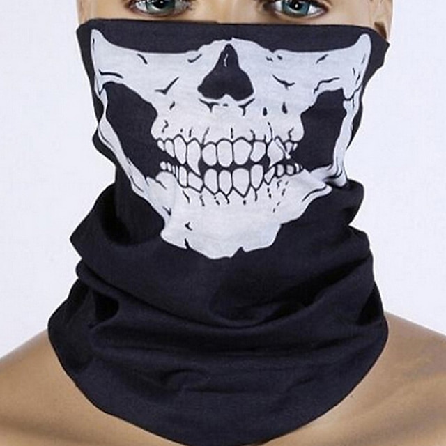  Bicycle Ski Motor Bandana Motorcycle Face Mask Skull For Motorcycle Riding Scarf Women Men Scarves Scary Windproof Face Shield