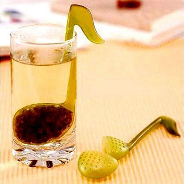  פלסטי תה / Creative מטבח גאדג'ט סמל מוסיקה 1pc מסנן תה / מסננים