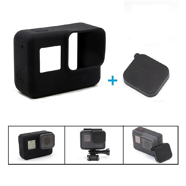  Case Lidded Wear-Resistant Scratch Resistant For Action Camera Gopro 5 Casual Everyday Use Traveling Plastics Silica Gel