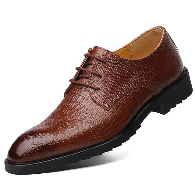  Homme Chaussures Formal Chaussures de nouveauté Chaussures habillées Printemps / Eté / Automne Décontracté Soirée & Evénement De plein air Oxfords Microfibre Noir / Jaune / Hiver / Combinaison