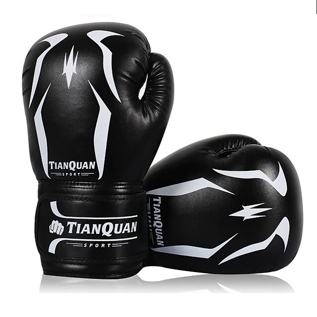  Equipamiento de Entrenamiento Guantes para Saco de Boxeo Guantes de Boxeo Profesionales por Boxeo Artes marciales Artes Marciales Mixtas (MMA) Transpirable Listo para vestir Protector Cuero de PU