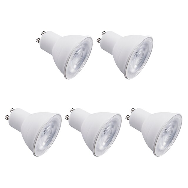  5pcs 7 W LED szpotlámpák 600 lm GU10 8 LED gyöngyök SMD 2835 Meleg fehér Hideg fehér 220 V / 5 db.