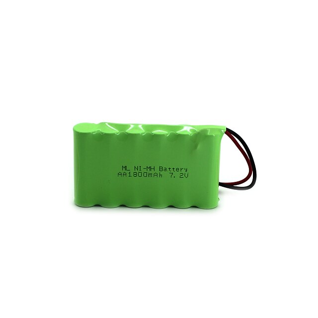  ml ni-mh akkumulátor aa 1800mah 7,2v kiváló minőségű (zöld szín)