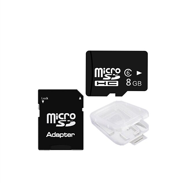  Hangyák 8gb 6. osztályú microsdhc tf memóriakártya és microsdhc-sdhc adapter kártya védelmező doboz